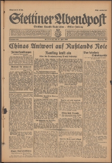 Stettiner Abendpost : Ostsee-Zeitung : Stettiner neueste Nachrichten. 1929 Nr 165