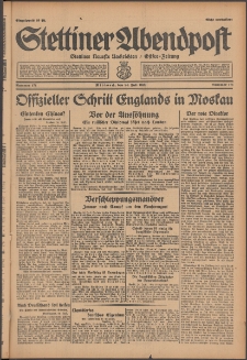 Stettiner Abendpost : Ostsee-Zeitung : Stettiner neueste Nachrichten. 1929 Nr 171