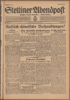 Stettiner Abendpost : Ostsee-Zeitung : Stettiner neueste Nachrichten. 1929 Nr 173