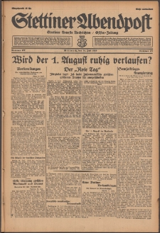 Stettiner Abendpost : Ostsee-Zeitung : Stettiner neueste Nachrichten. 1929 Nr 177