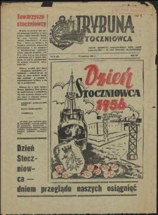 Trybuna Stoczniowca. R.4, 1956 nr 8