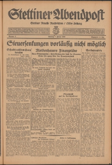 Stettiner Abendpost : Ostsee-Zeitung : Stettiner neueste Nachrichten. 1930 Nr 5