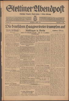 Stettiner Abendpost : Ostsee-Zeitung : Stettiner neueste Nachrichten. 1930 Nr 6
