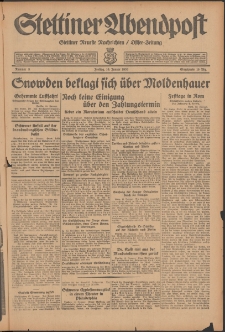 Stettiner Abendpost : Ostsee-Zeitung : Stettiner neueste Nachrichten. 1930 Nr 8