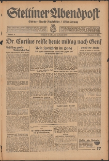 Stettiner Abendpost : Ostsee-Zeitung : Stettiner neueste Nachrichten. 1930 Nr 9