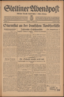 Stettiner Abendpost : Ostsee-Zeitung : Stettiner neueste Nachrichten. 1930 Nr 11