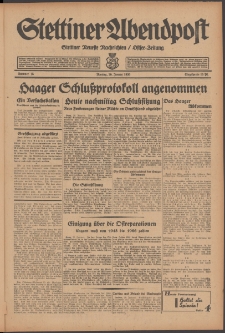 Stettiner Abendpost : Ostsee-Zeitung : Stettiner neueste Nachrichten. 1930 Nr 16