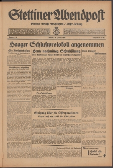 Stettiner Abendpost : Ostsee-Zeitung : Stettiner neueste Nachrichten. 1930 Nr 16