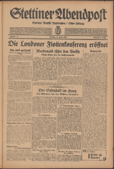 Stettiner Abendpost : Ostsee-Zeitung : Stettiner neueste Nachrichten. 1930 Nr 17
