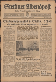 Stettiner Abendpost : Ostsee-Zeitung : Stettiner neueste Nachrichten. 1930 Nr 21