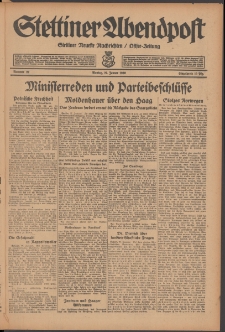 Stettiner Abendpost : Ostsee-Zeitung : Stettiner neueste Nachrichten. 1930 Nr 22