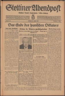 Stettiner Abendpost : Ostsee-Zeitung : Stettiner neueste Nachrichten. 1930 Nr 24