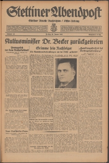 Stettiner Abendpost : Ostsee-Zeitung : Stettiner neueste Nachrichten. 1930 Nr 26