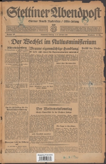 Stettiner Abendpost : Ostsee-Zeitung : Stettiner neueste Nachrichten. 1930 Nr 27