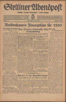 Stettiner Abendpost : Ostsee-Zeitung : Stettiner neueste Nachrichten. 1930 Nr 31