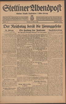 Stettiner Abendpost : Ostsee-Zeitung : Stettiner neueste Nachrichten. 1930 Nr 35