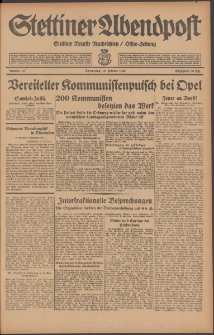 Stettiner Abendpost : Ostsee-Zeitung : Stettiner neueste Nachrichten. 1930 Nr 37