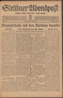 Stettiner Abendpost : Ostsee-Zeitung : Stettiner neueste Nachrichten. 1930 Nr 43