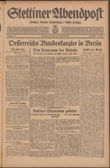 Stettiner Abendpost : Ostsee-Zeitung : Stettiner neueste Nachrichten. 1930 Nr 45