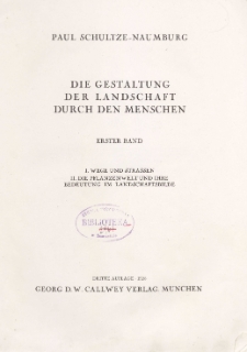 Die Gestaltung der Landschaft durch den Menschen