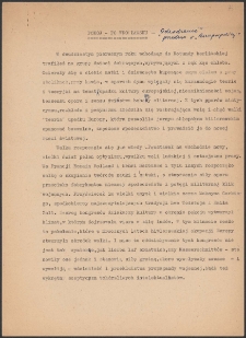 Pokój - po wrocławsku :maszynopis z drobnymi poprawkami]