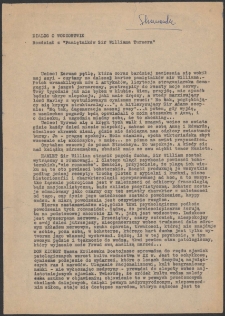 Dialog o wodzostwie : rozdział z "Pamiętników sir Williama Turnera"