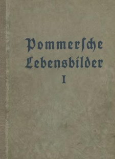 Pommersche Lebensbilder. Bd.1