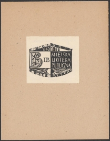 Ex libris Miejska Biblioteka Publiczna w Wałbrzychu 1945-1965