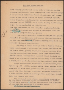 Zagajenie Jerzego Borejszy : [maszynopis z poprawkami]