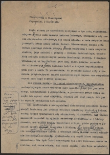 [Fragment przemówienia dotyczący stosunków polskiej władzy i kościoła katolickiego w Polsce]