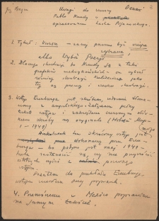 [Uwagi do posłowia poematu autorstwa Pabla Nerudy "Niech się zbudzi drwal"]