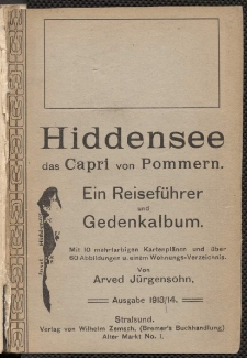 Hiddensee das Capri von Pommern : ein Reiseführer und Gedenkalbum