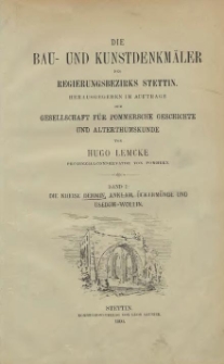Die Bau- und Kunstdenkmäler der Provinz Pommern.T. 2,Bd.1,H.1,Der Kreis Demmin