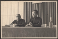 [Fotografia ks. Alexandra Glasberga i ks. Andre Depierre'a].