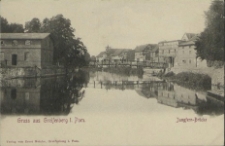 Gruss aus Greifenberg in Pommern, Jungfern-Brücke