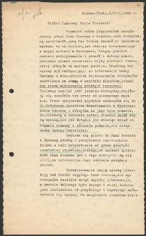 [List Fryderyka Karola Beckera do Jerzego Borejszya z 3 sierpnia 1948].