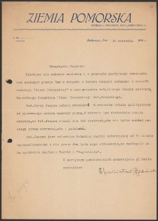 [List Stanisława Babisiaka do Jerzego Borejszy z 30 września 1945].