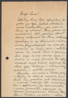 [List M. Indelmana do Jerzego Borejszy].