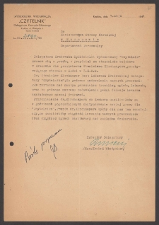 [List Władysław Koźnia do Departamentu Personalnego Ministerstwa Obrony Narodowej z 4 maja 1948].