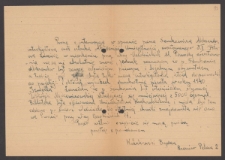 [List Bogdana Kułakowskiego do Jerzego Borejszy].