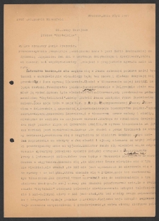 [List Ludwika Hirszfelda do Jerzego Borejszy z 28 października 1947].