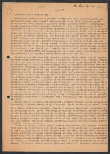 [List doktora Miszela do "Głosu Bundu" w sprawie książki Ludwika Hirszfelda "Historia jednego życia"].