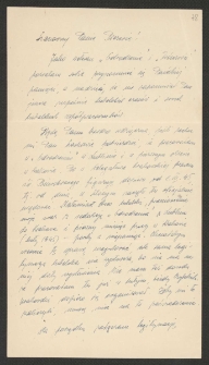 [List Zofii Marynowicz-Głowiak do Jerzego Borejszy z 23 marca 1950].