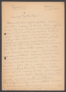 [List Wacława Orłowskiego do Jerzego Borejszy z 28 marca 1945].