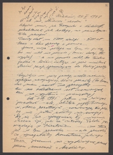 [List Mirosława Ogórka do Jerzego Borejszy z 24 lutego 1947].