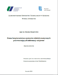 Ocena bezpieczeństwa systemów teleinformatycznych przetwarzających informacje niejawne