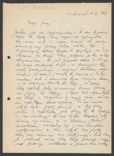 [List A. Panasewicza do Jerzego Borejszy z 21 sierpnia].