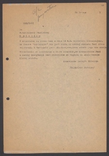 [List Jerzego Borejszy do Stanisławy Pawliny z 24 lutego 1947].