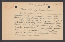 [List Jana Pazoły do Jerzego Borejszy z 18 lutego 1947].