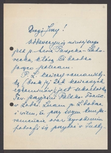 [List Zofii Pe... do Jerzego Borejszy z 20 kwietnia 1948].